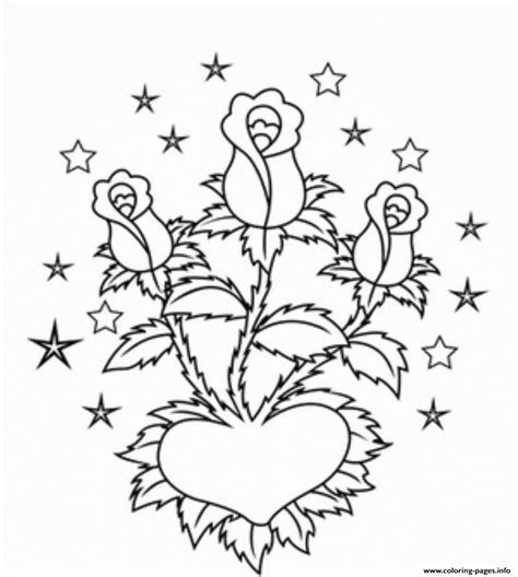 Choose the prints you like a lot of printable coloring pages can be available on just a couple of clicks on our website. Roses In Heart Valentines Se84a Coloring Pages Printable