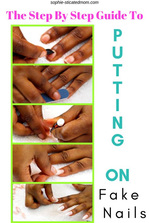 When you get a set of press on nails you can do it yourself which has its own awesome sense of empowerment. Beginners Guide To Putting On Fake Nails & Making Them Last - Sophie-sticatedmom | Fake nails ...