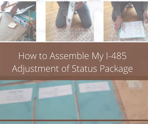 Green card processes and procedures. Sweet Beginning USA: How to Assemble My I-485 Adjustment of Status Package