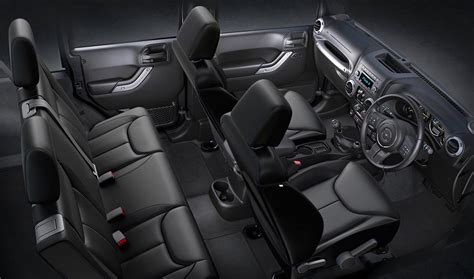 Jeep Wrangler Unlimited Interior Black | AUTOBICS