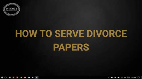 Serving divorce papers in california. How To Serve Divorce Papers In Australia - YouTube