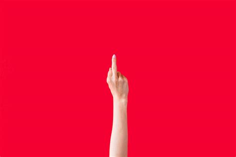 Woman Hand Shows Middle Finger Free Stock Photo | picjumbo