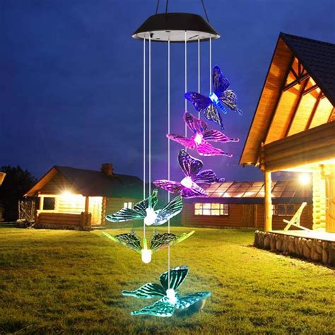 Shop to discover viva terra's charming style & unique taste. Solar Wind Chimes Outdoor, Waterproof Solar Butterfly Wind ...