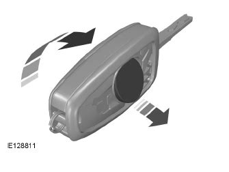 Stecken sie einen schraubendreher möglichst weit in den seitlichen schlitz der fernbedienung ein, drücken sie in richtung des schlüsselbarts und nehmen sie diesen. Ford Focus: Wechseln der Batterie der Funk-Fernbedienung ...