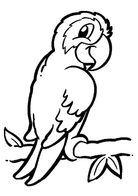 Get this free parrot coloring pages to print 18251. Animal Coloring Pages (18) - Coloring Kids