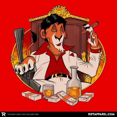 Scar und seine drei brüder sind auch bekannt als die 4 musketiere. Hakuna Montana T-Shirt - Scarface Scar Lion King Shirt