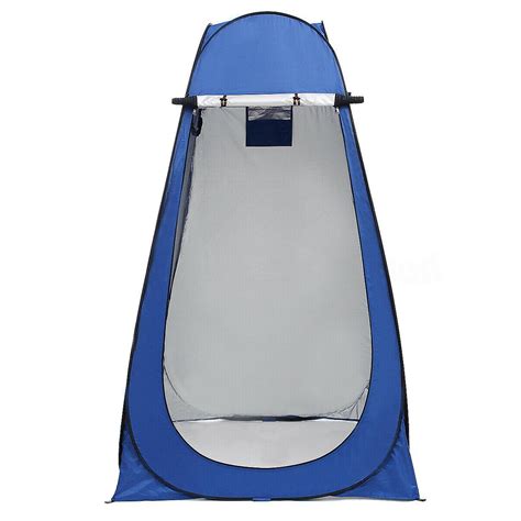 A balcony with a private outdoor shower sits just outside the master bedroom's ensuite bathroom. Portable Outdoor Pop-up Shower Tent Camping Beach Toilet