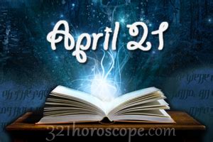 Work can be a top priority in life. April 21 Birthday horoscope - zodiac sign for April 21th