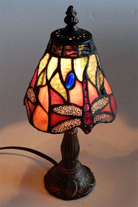 Meyda tiffany 156680 fleur table lamp base, 14h. Dale Tiffany Dragonfly Mini Tiffany Style Lamp 770-1995 Stained Art Glass 12" H: $40.00 End Date ...