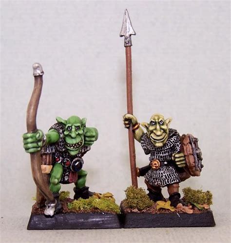 For photo galleries of suitable models painted by t9a players, see: The Kev Adams Challenge: Goblins