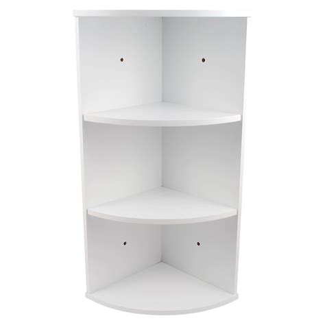 Putting your bathroom together requires an individual approach. 3 TIER WHITE WOODEN CORNER WALL MOUNTED BATHROOM STORAGE ...