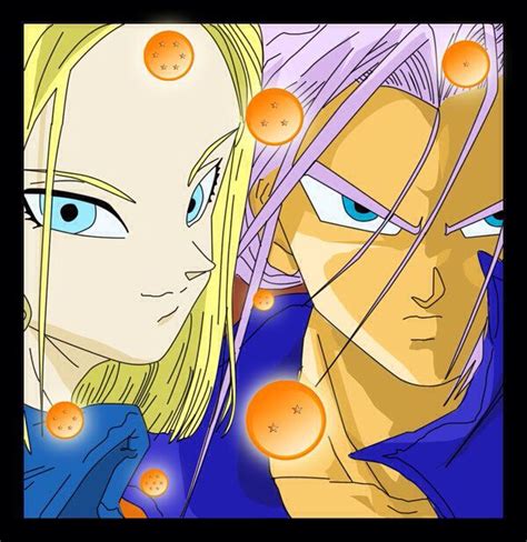 Anime & manga tv dragon ball z dbz db dragon ball.sayain super sayain goku vegeta trunks gohan goten. Dragon Ball Z Fan Art The History Of Trunks Future Android 18 and Trunks | Dragon ball ...