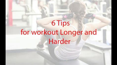 According to the university of milan, when you have a vitamin d deficiency, it our deductions. 6 tips for workout longer and harder - YouTube