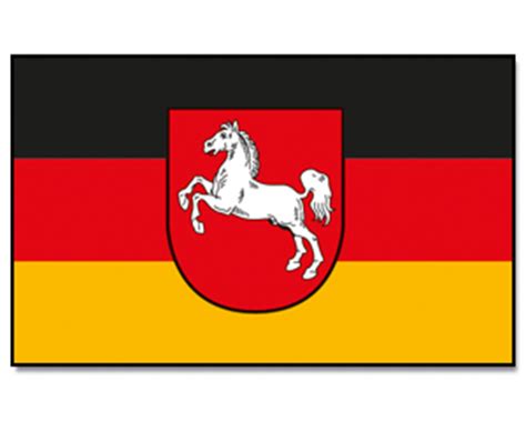 Die servicezentren in niedersachsen sind mit termin geöffnet. Flagge Niedersachsen 90 x 150 | Regionen Deutschland ...