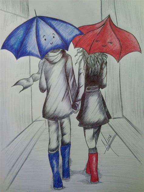 Dibujos de amor de parejas. Imágenes de AMOR para Dibujar ♡ Bonitos Dibujos de Amor