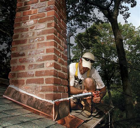 I have to flash a chimney where it penetrates a corrugated metal roof with ridges 8 inches o.c. Time-Tested Approach to Chimney Flashing - Fine Homebuilding