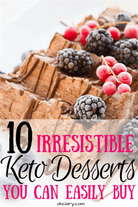 Healthy no bake strawberries and cream snack bars. 15 Keto Desserts You Can Buy - Best Store Bought Keto ...