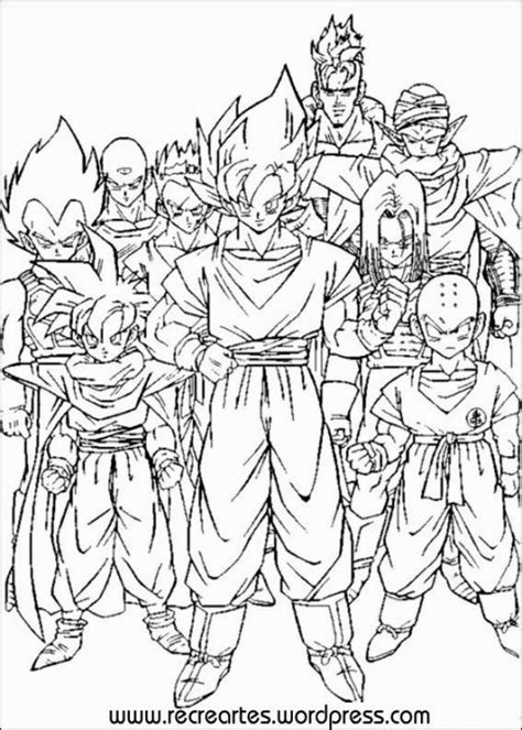 Goku and frieza met face to face again. Dragon Ball Z Coloring Pages Printable | Dragon coloring ...