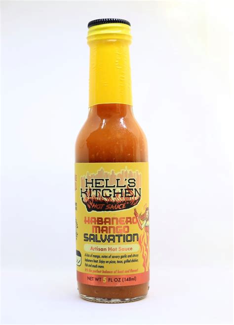 Our hell's kitchen habanero hot sauce will add a special kick to each meal you add it to. Habanero Mango Salvation - Hell's Kitchen Hot Sauce