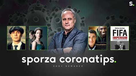 2 days ago · culture & médias eddy demarez (sporza) provisoirement privé d'antenne après des commentaires d. Sporza's coronatips met Eddy Demarez: "Peaky Blinders is ...