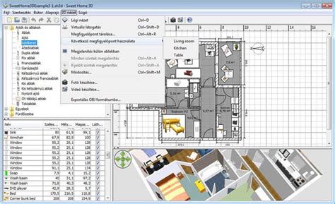 Sweet home 3d provides a decent list of websites that provide free models. Sweet Home 3D képernyőképek