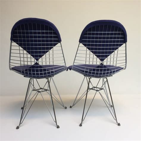 The eames wire chair is an organically shaped experimental chair made only from welded wire. Eames DKR Wire Chair - Hello Design Classics