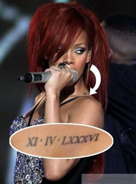 Finger tattoos body art tattoos new tattoos love finger tattoo feather tattoos symbols and meanings love symbols beautiful symbols mayan symbols. Best Tatto Design: Rihanna s roman numeral tattoo 02