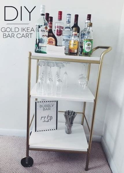 A bar cart lets you put your style on display and showcase your favorite spirits and glassware. DIY Furniture for your Home - Bar Carts for Beverages ...