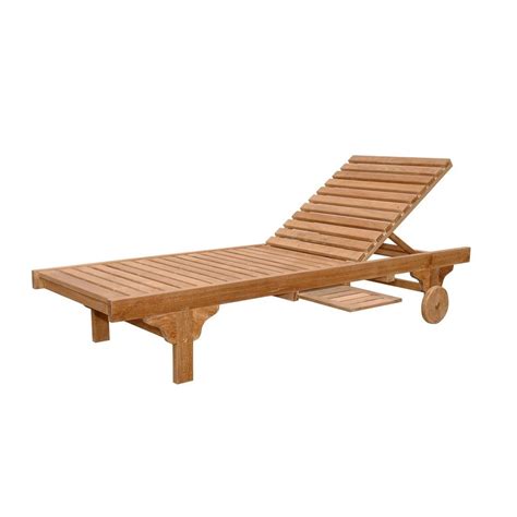 The seat is hung on the top slat and on the two flat slats set in the middle of the total height. Shop Anderson Teak Capri Sun Teak Chaise Lounge Chair with ...