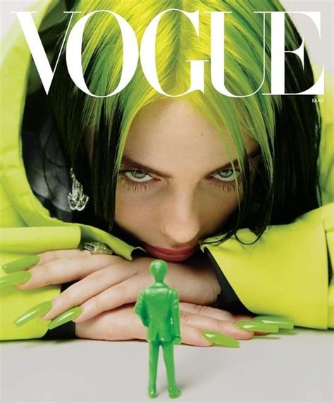 Eilish's organic popularity is nearly unheard of, particularly at a time when artists rarely break through without the help of a powerful record label or heaps of cash. billie eilish vogue 2020 in 2020 | Billie eilish, Billie ...