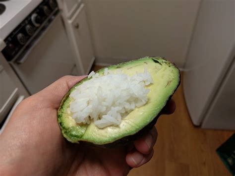 For anyone looking to limit sodium, choose a low sodium soy sauce. Avocado with plain white rice and salt. Add soy sauce if ...