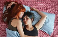 transgender coming relationship women bed two transition girlfriend getty social