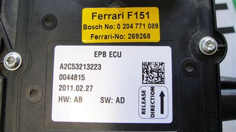 Maybe you would like to learn more about one of these? FRENO DE MANO ELECTRICO FERRARI FF F151 269268 ⋆ Recupera2