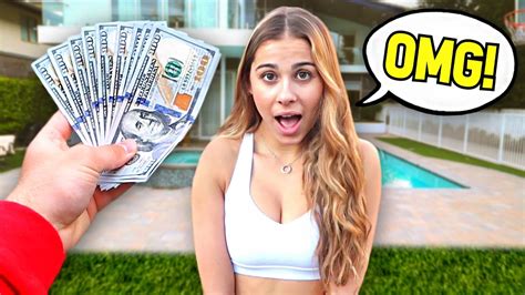 Make her a surprise birthday video montage. Giving My Girlfriend $1000 Every 10 Minutes For Her ...