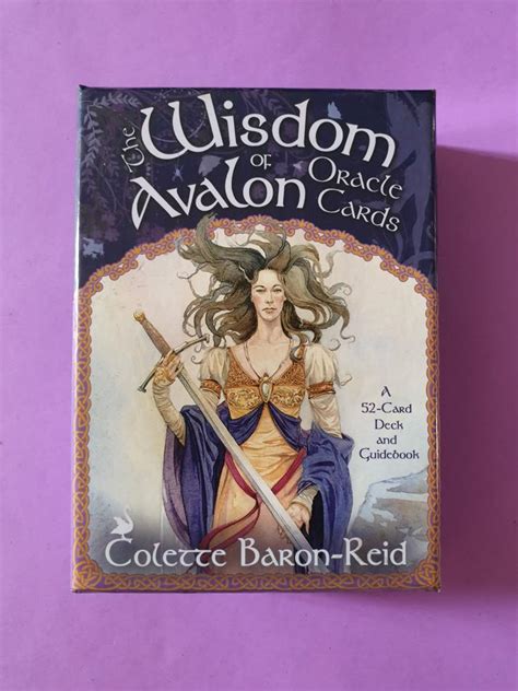The wisdom of avalon oracle cards: The Wisdom Of Avalon Oracle Cards & Guidebook By Colette Baron- Reed, Everything Else on Carousell