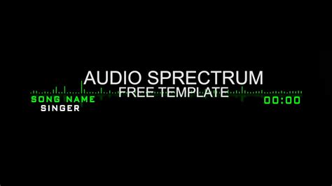 Impressive, customizable, easy to integrate. Audio spectrum free template after effects (Royalty free ...