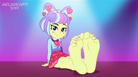 Mobile app on may 5, 2019, and uploaded to the my little pony official youtube channel on may 24. #2082387 - artist:metalhead97, barefoot, bedroom eyes ...