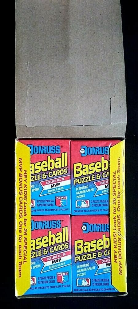 Jun 04, 2021 · topps, donruss, fleer, bowman, and score were all somewhere between 45 cents and 50 cents per pack. 1989 Donruss Baseball Unopened Wax Box with (36) Packs ...