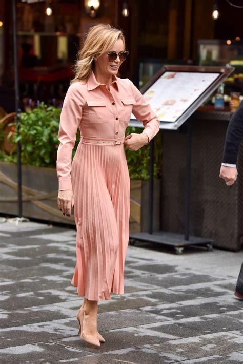 Amanda louise holden (born 16 february 1971) is an english actress and presenter. Amanda Holden in a Pink Dress - Global Studios in London ...