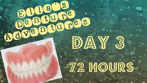 Any denture or partial denture made within a year after teeth are extracted is considered an immediate denture or an immediate a removable denture or partial denture is. DENTURES-Immediate Dentures Day 3 - YouTube