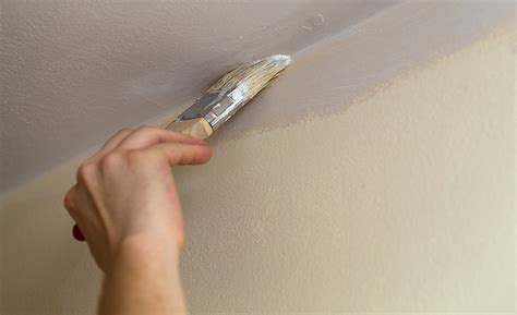 When paining a room, don't bother trying to use a paint brush by hand to make those perfect corner lines (that never turn out perfect). How to Paint a Ceiling - The Home Depot