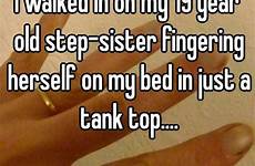 sister walked fingering herself step year old bed