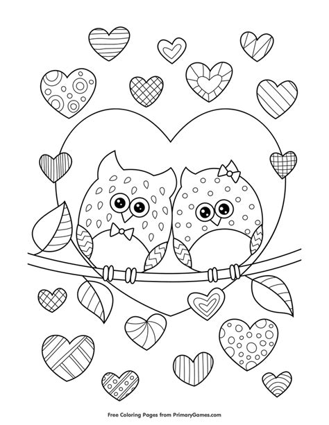 Printable valentine´s day coloring pages, coloring sheets and pictures kids, children. Pin on Valentine's Day