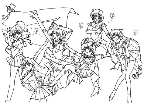 Help us keep this site free! Sailor Moon Printable Coloring Pages at GetDrawings | Free ...