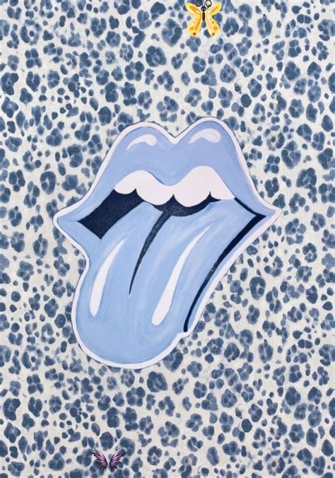 Crisp light blue, mint and white hues give its looping print a subtle coastal feel. blue rolling stones with cheetah print #blue # ...