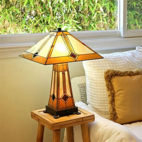 Relevance lowest price highest price most popular most favorites newest. Tiffany-Style-Golden-Mission-Table-Lamp-with-Lit-Base ...