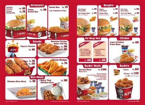 Seriously kfc malaysia is so much cheaper. Menu Of KFC In India by adamstiffin on DeviantArt