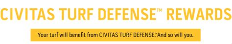 See label for complete list; Welcome - Civitas Turf Defense ™ Rewards