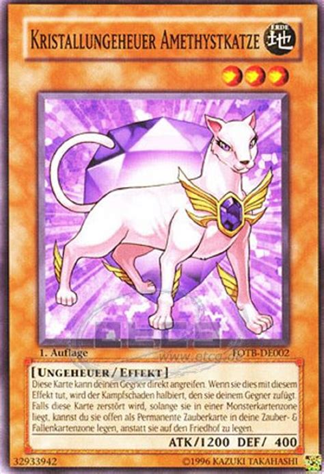 Duel links community day by day to provide quality guides and the latest news. Kristallungeheuer Amethystkatze | Yu-Gi-Oh! | FANDOM ...