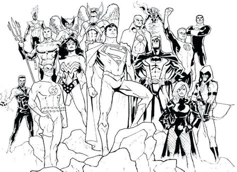 It's high quality and easy to use. Printable Justice League Coloring Pages (Dengan gambar)
